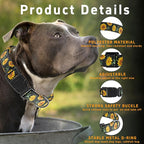 Dog Collar for Boys Girls, Sunflower Puppy Collar for Small Medium Large Dogs - Image 2
