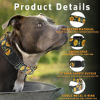 Dog Collar for Boys Girls, Sunflower Puppy Collar for Small Medium Large Dogs - Image 2