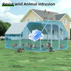 Large Metal Chicken Coop, Walk-in Chicken Run - Image 7