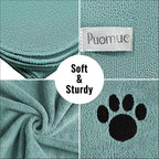 Microfiber Dog Towels for Drying Dogs, Super Absorbent and Soft Pet Grooming - Image 2