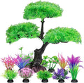 Ameliade Aquarium Artificial Plastic Plants Decoration, Aquarium Tree Decor Set by Ameliade