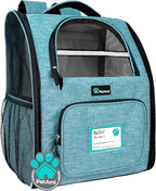 PetAmi Dog Backpack Carrier for Small Large Cat, Ventilated Pet Hiking Backpack by PetAmi