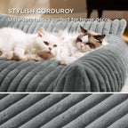 Bedsure ComfyFleece™ Cute Cat Couch - Image 4