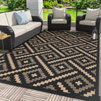 GENIMO Outdoor Rug for Patio Clearance, Reversible Plastic Straw Rugs for RV by GENIMO