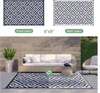 GENIMO Outdoor Rug for Patio Clearance, Reversible Plastic Camping Rugs - Image 4