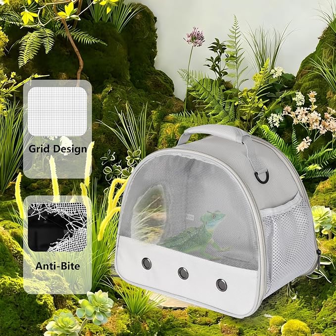 Ventilation Lizard Carrier for Bearded Dragon, Guinea Pig Carrier, Guinea Pig - Image 9