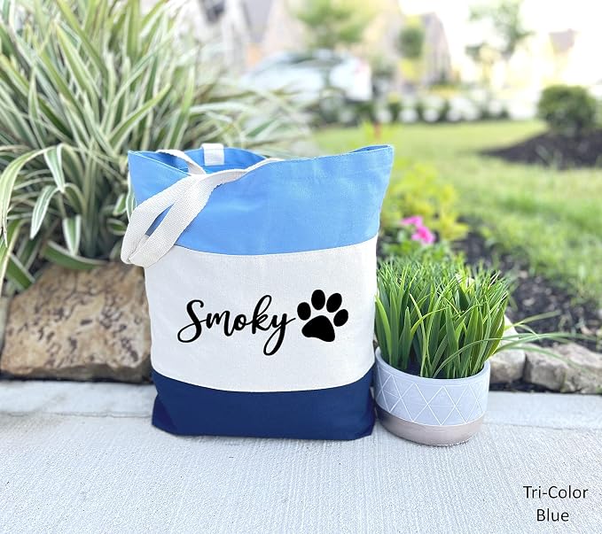 Custom Dog Tote Bag Personalized Dog Mom Gift Dog Toys Totes Pet Gift Custom - Image 4