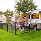 Yaheetech Dog Playpen Outdoor, 32 inch 24 Panels Dog Pen Indoor Heavy Duty - Image 2