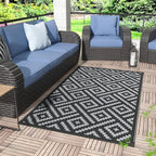 GENIMO Outdoor Rugs 3x5 Waterproof, Reversible Mats, Outdoor Area Rug, Plastic by GENIMO