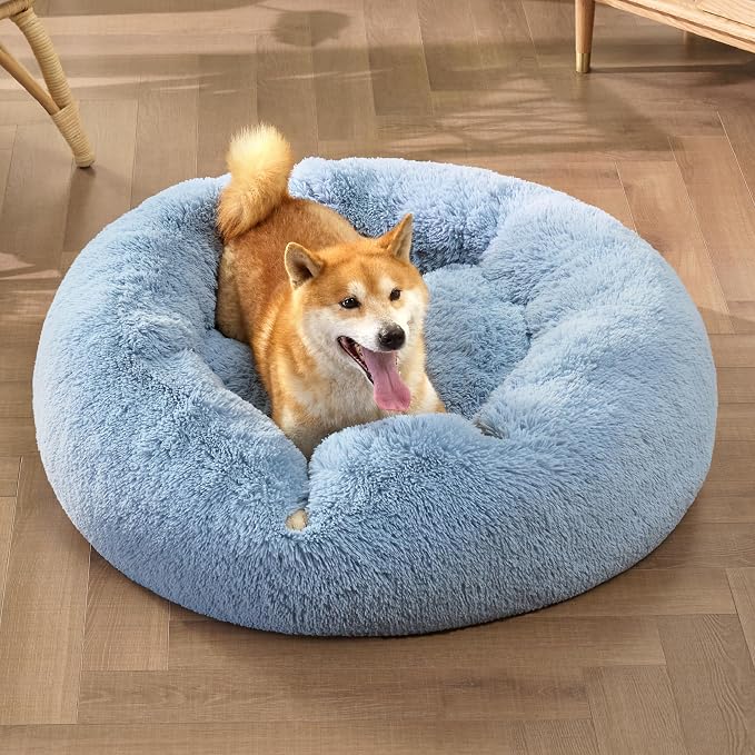 Bedsure Calming Dog Bed for Medium Dogs - Image 4