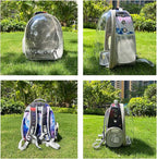 Galaxy Blue Bird Carrier Backpack - Image 5