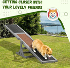 PawHut Wooden Dog Agility Seesaw - Image 5