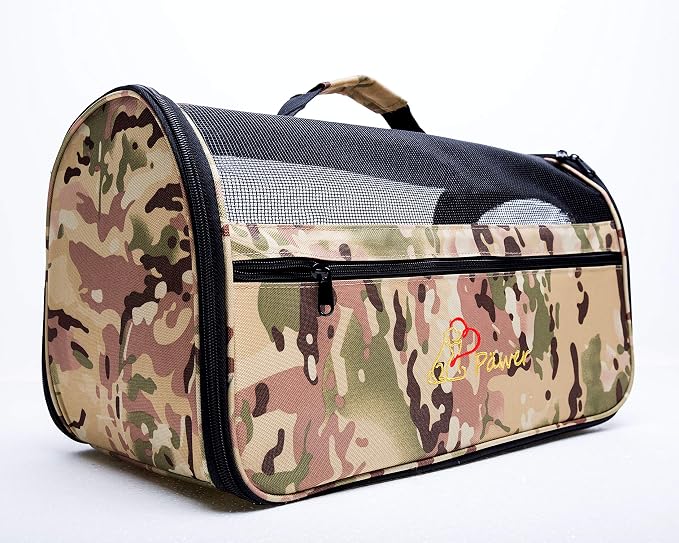 Pawer 18” x 10” x 10”Soft-Sided Foldable Airline Approved Pet Carrier - Image 5