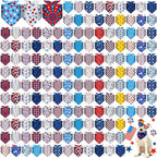 Aliceset 180 Pcs 4th of July Dog Bandanas Bulk Patriotic Dog Bandanas by Aliceset