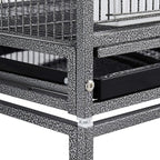 Yaheetech 41.5" Stackable Divided Breeder Breeding Parakeet Bird Cage - Image 9