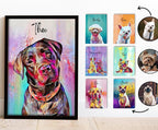 Julyly POD Custom Dog Portrait, Personalized Canvas Wall Art - Image 7