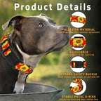Dog Collar, Floral Boys Girls Puppy Collar - Image 2