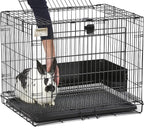 MidWest Homes for Pets Small Wabbitat Rabbit Cage, Grid Mesh Floor, Removable - Image 8