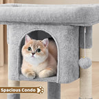 Yaheetech 23.5in Cat Tree Tower, Cat Condo - Image 9