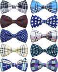 PET SHOW 10 Pack Pet Big Dogs Collar Embellishment Attachment Bow Ties by PETSHOW