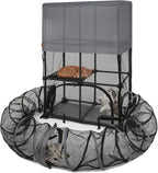 Catio Outdoor Cat Enclosure for Cats & Small Animals, Pet Playpen Cat Climber by PETEASE