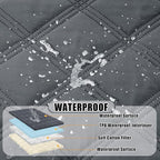 Smiry Waterproof Dog Bed Cover Blanket 68x82, Soft Reversible Pet Blanket - Image 2