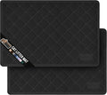 GORILLA GRIP Cat Litter Box Mat, 35x23 2 Pack, Water Resistant, US Designed by GorillaGrip