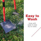 Pooper Scooper for Large Dogs and Small Dogs, Metal Poop Scooper Set - Image 8