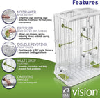 Vision M02 Wire Bird Cage, Bird Home - Image 2