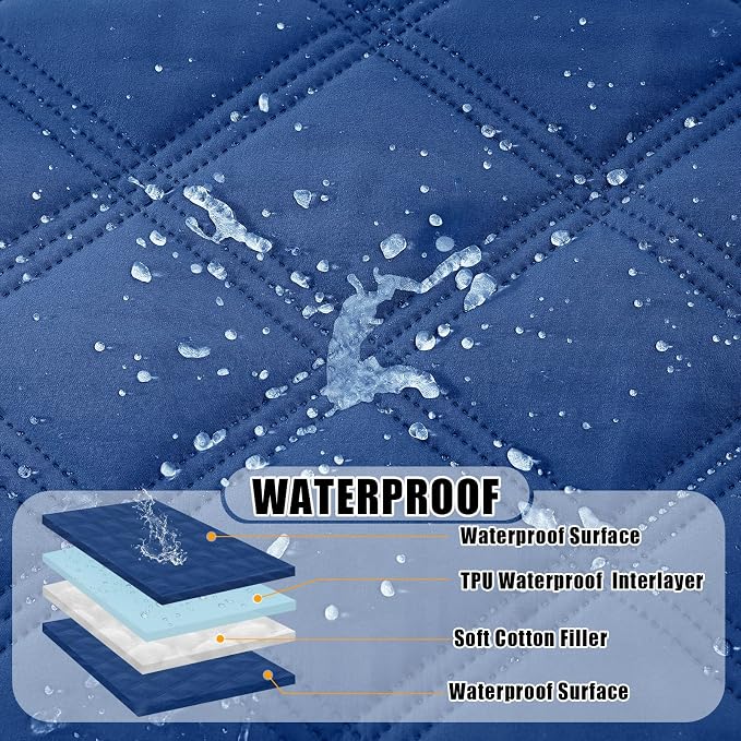 Smiry Waterproof Dog Bed Cover Blanket 30x70, Soft Reversible Pet Blanket - Image 2