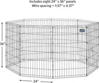 MidWest Homes for Pets Folding Metal Dog Exercise Pen, Indoor/Outdoor Playpen - Image 3