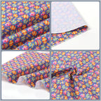 ARING PET Easter Dog Bandanas, Cute Purple Colorful Eggs Pet Bandana Scarf - Image 6