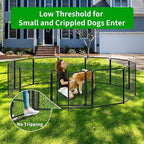 Dog Playpen Outdoor Extra Wide 12 Piece Panels Heavy Duty Dog Fence 32" Height - Image 2