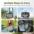 Pawaii Pet Carrier, TSA Airline Approved Cat Carrier, Soft Sided Collapsible - Image 7