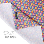 ARING PET Easter Dog Bandanas, Cute Purple Colorful Eggs Pet Bandana Scarf - Image 3