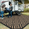 GENIMO Outdoor Rug for Patio Clearance, Reversible Plastic Straw Rugs for RV by GENIMO