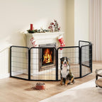 Yaheetech Dog Playpen Outdoor, 32 inch 8 Panels Dog Pen Indoor Heavy Duty Puppy - Image 3