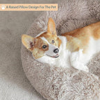 WNPETHOME Calming Dog Beds for Large Dogs, Anti-Anxiety Donut Large Pet Bed - Image 4