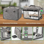Suertree Bird Carrier Airline Approved, Bird Travel Cage - Image 4