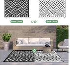 GENIMO Outdoor Rug for Patio Clearance, Reversible Plastic Straw Rugs for RV - Image 3