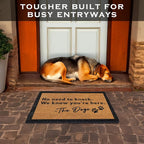 MAINEVENT No Need to Knock We Know You're Here Door Mat 30x17 Inch, No Need to - Image 3