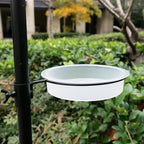 2pcs Plastic Round Bird Feeders Bowls, Wild Birds Seed Feeder Tray Bird Bath - Image 5