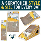 Our Pets OurPets The Wave Curved Catnip Cat Scratcher - Image 7