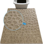 Drymate Cat Litter Box Mat, Litter Trapping Mat, Waterproof, Urine-Proof by Drymate