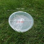 2pcs Plastic Round Bird Feeders Bowls, Wild Birds Seed Feeder Tray Bird Bath - Image 2