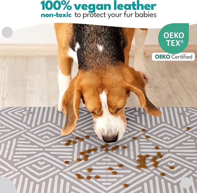 NALALAS Large Dog Mat for Food and Water, Cat Feeding Mat | Large Waterproof - Image 8