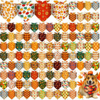 Sanwuta 120 Pcs Thanksgiving Fall Bandanas by Sanwuta