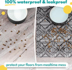 NALALAS Large Dog Mat for Food and Water, Cat Feeding Mat | Large Waterproof - Image 2