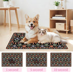 Pet Feeding Mat 24 x 16 Inch, Waterproof Non Slip Rubber Bowl Pad Mat - Image 5