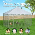 6.8x6.8 FT Outdoor Dog Kennel Outside Heavy Duty Dog Enclosure - Image 8